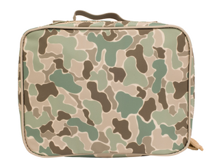 Apple of My Isla The Lunchbox - Camo Camouflage-patterned bag on a white background