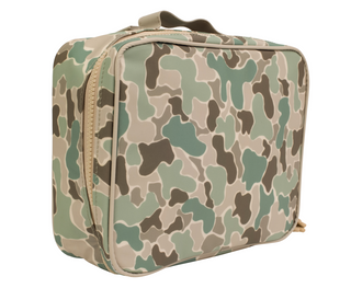 Apple of My Isla The Lunchbox - Camo Camouflage-patterned rectangular bag on a white background