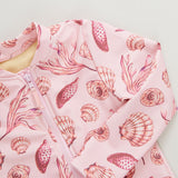 Pink Chicken Girls Arden Suit - Pink Sea Shells