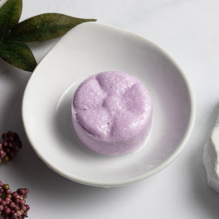 The Lavish Goat Slumber Lavender Shower Steamers Box, bath and body product, with lavender scent and relaxing presentation.