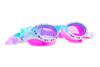 Bling2o Neptune Mermaid Tail Swim Goggles
Colorful children's swim goggles with decorative elements on a white background