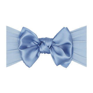Baby Bling Satin FAB Headband - French Blue