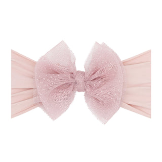 Baby Bling Tulle FAB Headband - Antique Pink Dot