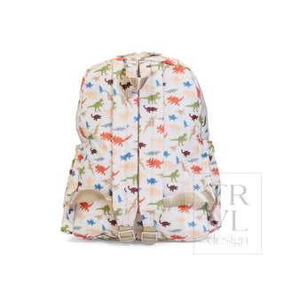 TRVL Designs Backpacker - Dino Roar
Backpack with colorful dinosaur pattern on a white background