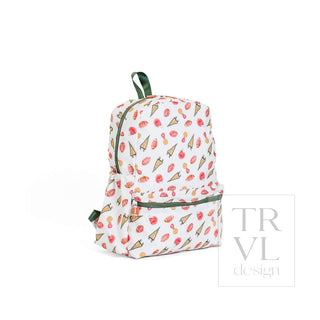 TRVL Designs Backpacker - Touchdown
Backpack with ice cream cone pattern on a white background