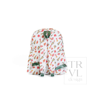 TRVL Designs Backpacker - Touchdown
Backpack with ice cream cone pattern on a white background