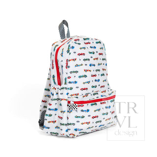 TRVL Designs Backpacker - Vroom
Backpack with car pattern on a white background