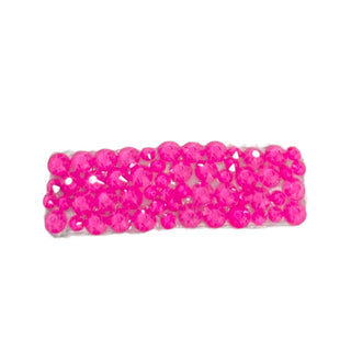 Bari Lynn All Over Swarovski Crystal Snap Clip - Neon Pink, Bari Lynn, Bari Lynn, Bari Lynn Barrette, Bari Lynn Barrettes, Bari Lynn Snap, Bari Lynn Swarovski Crystal Snap Clip, Barrette, cf-