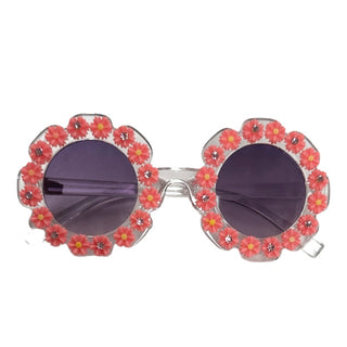 Bari Lynn Daisy w/Swarovski Embellished Sunglasses - Coral, Bari Lynn, Bari Lynn, Bari Lynn Accessories, Bari Lynn Sunglasses, Bari Lynn Swarovski Crystal Sunglasses, Daisy, Daisy Sunglasses,