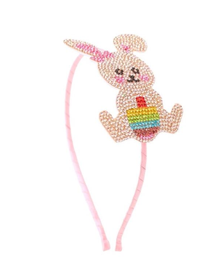 Bari Lynn, Bari Lynn Easter Bunny Rhinestone Skinny Headband - Basically Bows & Bowties