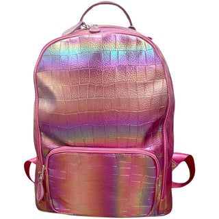 Bari Lynn Rainbow Croc Inspired Backpack - Fuchsia, Bari Lynn, Back Pack, Back to School, Backpack, Backpacks, Bari Lynn, Bari Lynn Back Pack, Bari Lynn Backpack, Bari Lynn Backpacks, Bari Ly