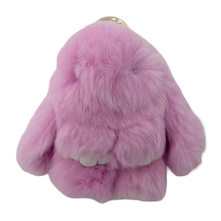 Basically Bows & Bowties, Faux Fur Bunny Keychain - Basically Bows & Bowties