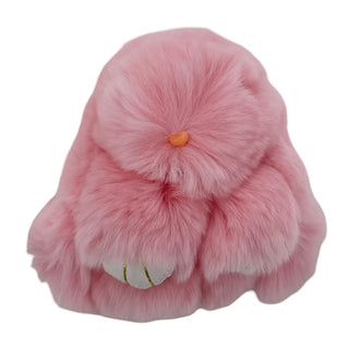Basically Bows & Bowties, Faux Fur Bunny Keychain - Basically Bows & Bowties