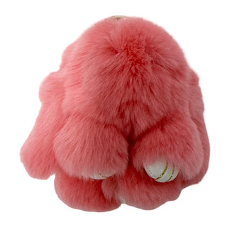 Basically Bows & Bowties, Faux Fur Bunny Keychain - Basically Bows & Bowties