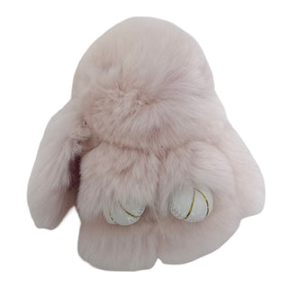 Basically Bows & Bowties, Faux Fur Bunny Keychain - Basically Bows & Bowties