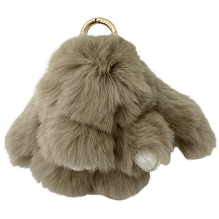 Basically Bows & Bowties, Faux Fur Bunny Keychain - Basically Bows & Bowties