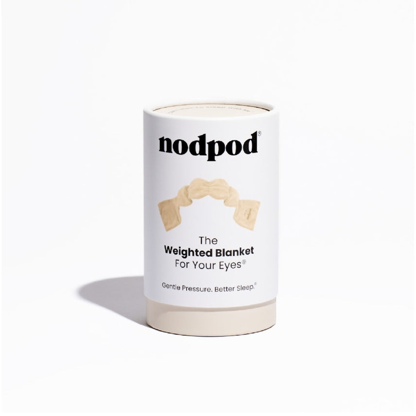 Nodpod Weighted Sleep Eye Mask - Bone – Basically Bows & Bowties