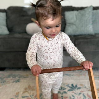 Gunamuna Convertible Romper Footie - Posies