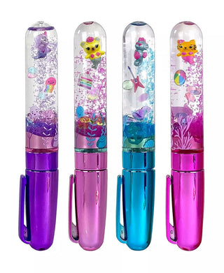 Swirly World Liquid Wand Pen - Metallic Mystery, Bright Stripes, Bright Stripes Swirly World Liquid Wand Pen, Light Up Liquid Pen, Pen, Swirly World, Swirly World Liquid Wand Pen, Pen - Basic