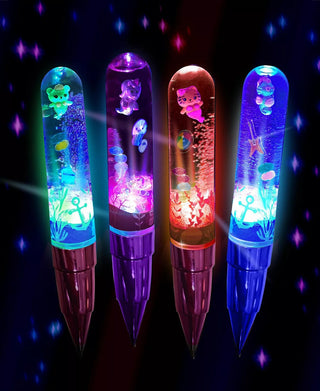 Swirly World Liquid Wand Pen - Metallic Mystery, Bright Stripes, Bright Stripes Swirly World Liquid Wand Pen, Light Up Liquid Pen, Pen, Swirly World, Swirly World Liquid Wand Pen, Pen - Basic