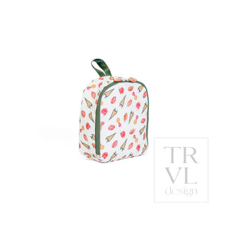 TRVL Designs Bring It! Lunch Bag - Touchdown
Travel pouch with ice cream pattern on a white background, featuring the brand 'TRVL design'.