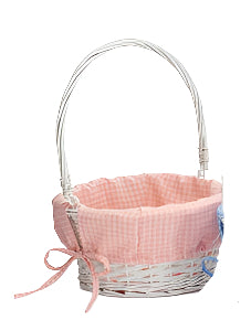 Burton + Burton Willow Basket with Collapsible Handle Peach