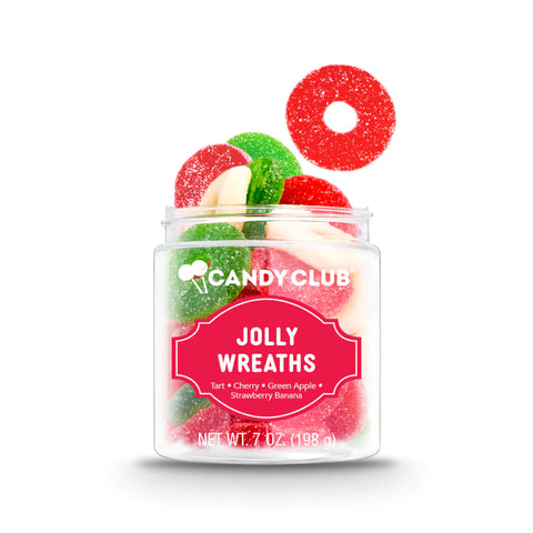 Candy Club Jolly Wreaths, Candy Club, All Things Holiday, Candy, Candy Club, Candy Club Candies, Candy Club Gummies, Candy Club Jolly Wreaths Gummies, Christmas, Christmas Candy, Gummy Candy,