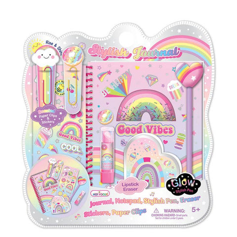 Hot Focus Stylish Journal - Rainbow