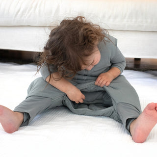 Gunamuna Footie Sleep Bag 1.0 TOG - Sage