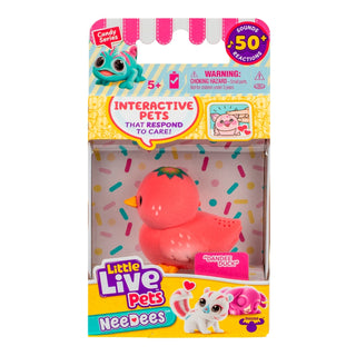 Little Live Pets™ NeeDees™ - Candy Series
Little Live Pets NeeDees packaging with a pink duck toy inside