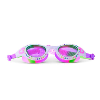 Passion Purple Bling2o Love Sparkle Heart Swim Goggles
Colorful swim goggles on a white background