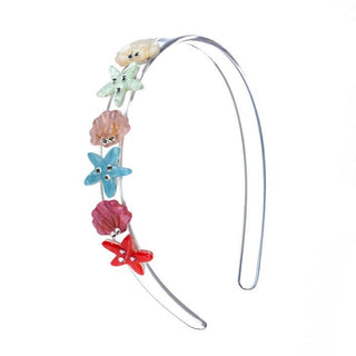 Lilies & Roses Seashells Pearlized Headband, Lilies & Roses, Acrylic Headband, Acryliic, Happy Headband, Lilie & Roses, Lilies and Roses, Lillie & Roses, Lillie and Roses, Mermaid, Seashell, 
