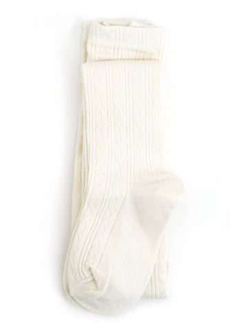Little Stocking Co Cable Knit Tights - Ivory, Little Stocking Co, Cable Knit Tights, cf-size-0-6-months, cf-size-1-2y, cf-size-3-4y, cf-size-5-6y, cf-size-6-12-months, cf-size-7-8y, cf-type-t