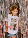 Kids She's Gone Country Sparkle Tee, Gina, Barbie, cf-size-5t, cf-type-tee, cf-vendor-gina, Gina's Tees, Made in the USA, She's Gone Country, Tee, Tee - Basically Bows & Bowties