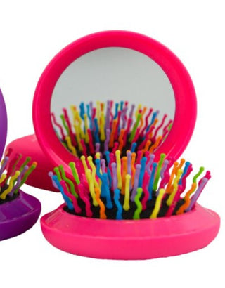 Collapsing Hair Brush with Mirror, Great Pretenders, Camp, Camp gear, Camp Gift, Camp Gifts, cf-type-hair-brush, cf-vendor-great-pretenders, Collapsing Hair Brush, Gift, Gift for Camp, gifts 