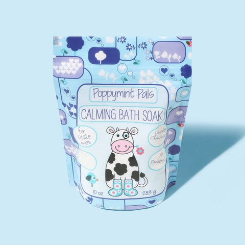 Poppymint Pals Calming Bath Soak, Poppymint Pals, Bath, Bath and Body, Bath Body, Bath Soak, Bath Time, Bathtime, Calming, cf-type-bath-&-body, cf-vendor-poppymint-pals, Laki Naturals, Made i