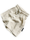 Little Bipsy Linen Shorts - Sand, Little Bipsy Collection, Bahama Breeze, cf-size-0-3-months, cf-size-3-4, cf-size-3-6-months, cf-size-4-5, cf-type-shorts, cf-vendor-little-bipsy-collection, 