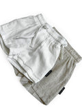 Little Bipsy Linen Shorts - White, Little Bipsy Collection, Bahama Breeze, cf-size-18-24-months, cf-size-2-3, cf-size-3-4, cf-size-3-6-months, cf-size-4-5, cf-size-5-6, cf-size-6-12-months, c