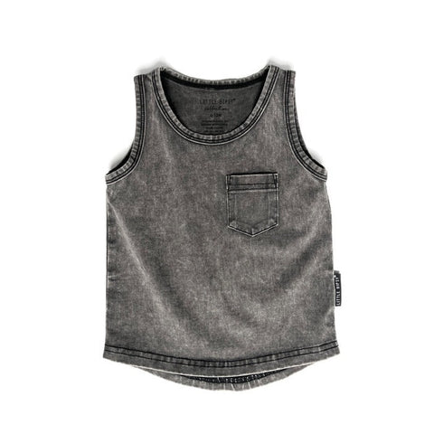 Little Bipsy Acid Wash Tank - Black, Little Bipsy Collection, Acid Wash Tank, Black, cf-size-3t-4t, cf-size-4t-5t, cf-size-6-12-months, cf-type-tank, cf-vendor-little-bipsy-collection, LBSS23