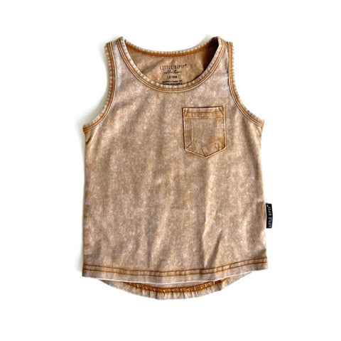 Little Bipsy Acid Wash Tank - Sand, Little Bipsy Collection, Acid Wash Tank, cf-size-2t-3t, cf-size-3t-4t, cf-size-4t-5t, cf-type-tank, cf-vendor-little-bipsy-collection, LBSS23, Little Bipsy