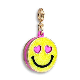 Charm It! Gold Glitter Smiley Face Charm, Charm It!, cf-type-charms-&-pendants, cf-vendor-charm-it, Charm Bracelet, Charm It Charms, Charm It!, Charms, Dragonfly, High Intencity, Smile, Smile