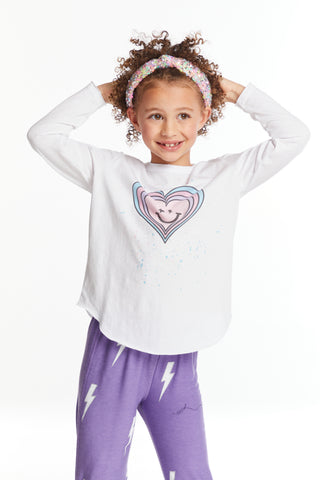 Chaser Colorful Heart Girls Long Sleeve