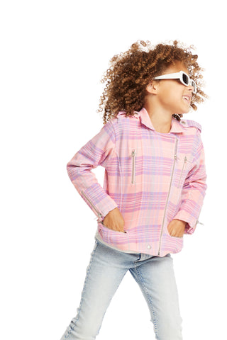 Chaser Cotton Candy Plaid Jacket