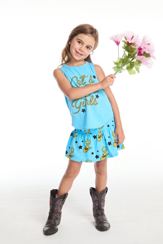 Chaser Let’s Go Girls Peplum Skort