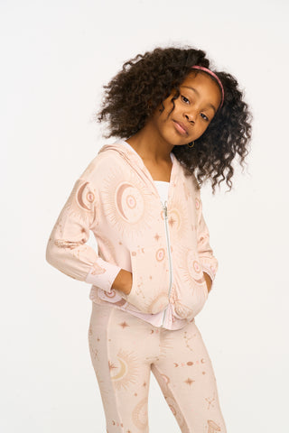 Chaser Mystical Sky Cozy Knit Zip Up Hoodie, Chaser, cf-size-12, cf-size-4, cf-size-5, cf-size-7, cf-size-8, cf-type-hoodie, cf-vendor-chaser, Chaser, Chaser Kids, Chaser Sweatshirt, Hoodie, 