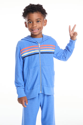 Chaser Paxton Blue Dream Boys Zip Up Hoodie