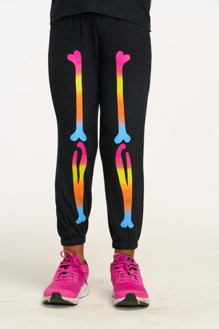 Chaser Rainbow Skeleton Legs Sweatpant, Chaser, cf-size-3, cf-size-7, cf-type-sweatpants, cf-vendor-chaser, Chaser, Chaser Happy Halloween, Chaser Kids, Chaser Sweatpants, Halloween, Rainbow 