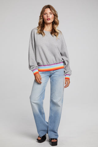 Chaser, Chaser Rainbow Women's Pullover - Basically Bows & Bowties