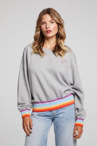 Chaser, Chaser Rainbow Women's Pullover - Basically Bows & Bowties