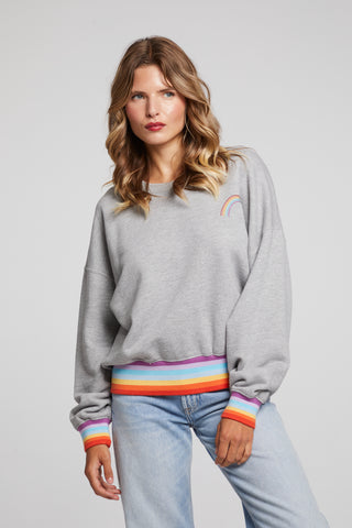 Chaser, Chaser Rainbow Women's Pullover - Basically Bows & Bowties